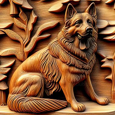 3D model st Croatian Shepherd dog (STL)